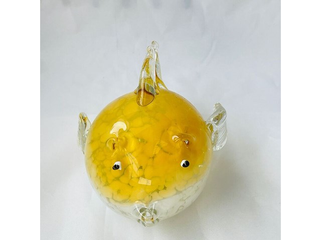 Japanse blowfish glaskunst murano model - afbeelding 7 van  8