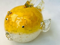 Japanse blowfish glaskunst murano model - afbeelding 3 van  8