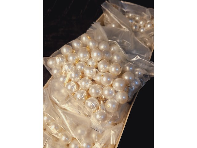 Japanse parels (11mm) uit oud juweliersvoorraad - afbeelding 2 van  5