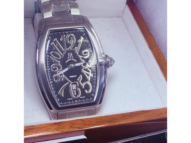 Jaques richal curvex 'moon' horloge - full set - afbeelding 4 van  11