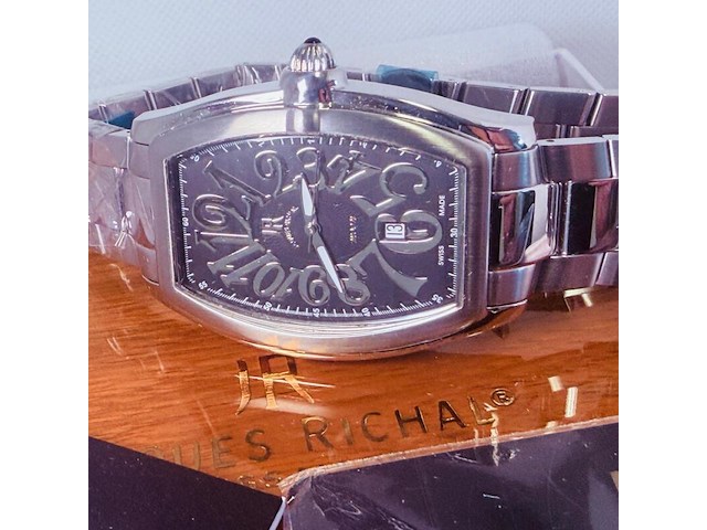 Jaques richal curvex 'moon' horloge - full set - afbeelding 7 van  11