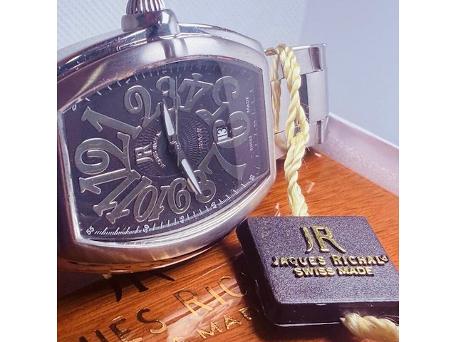 Jaques richal curvex 'moon' horloge - full set - afbeelding 10 van  11