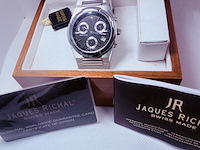 Jaques richal royal oak 'estoril' chronograph herenhorloge - full set - afbeelding 7 van  14