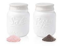 Jar salt & pepper shakers charmant decoratief mason jar-decor - afbeelding 1 van  4
