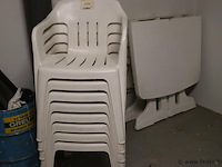 Jardin stapelbare tuinstoelen & tuintafel - afbeelding 1 van  6