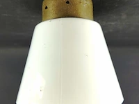 Jaren 1950 60 plafondlamp met nieuwe voet