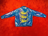 Jas, bankzitters, ziggo dome world tour, blauw, gedragen door matthyas het lam | maat l - afbeelding 2 van  2