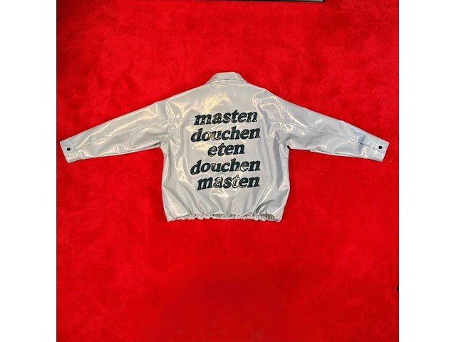 Jas, bankzitters, ziggo dome world tour, lichtblauw, gedragen door milo ter reegen | maat xl - afbeelding 2 van  2