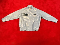 Jas, bankzitters, ziggo dome world tour, lichtblauw, gedragen door milo ter reegen | maat xl