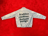 Jas, bankzitters, ziggo dome world tour, lichtblauw, gedragen door milo ter reegen | maat xl - afbeelding 2 van  2