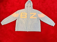 Jas, bankzitters, ziggo dome world tour, lichtblauw, gedragen door milo ter reegen | maat xxl