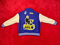 Jas, bankzitters, ziggo dome world tour, paars, gedragen door milo ter reegen | maat xl - afbeelding 2 van  2