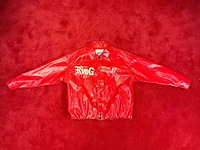 Jas, bankzitters, ziggo dome world tour, rood, gedragen door robbie van de graaf| maat m