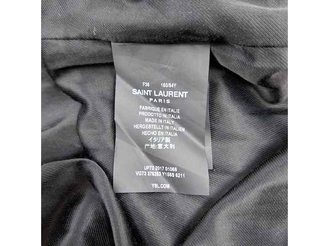 Jas, maat 36, yves saint laurent, vg73 376283 y158s 6211 - afbeelding 12 van  12
