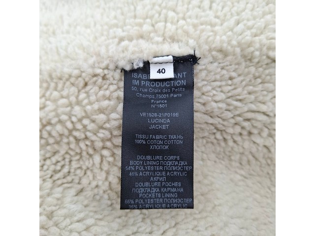 Jas, maat 40, isabel marant, ve1529-21p019e - afbeelding 10 van  10