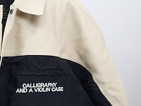 Jas, maat 52, louis vuitton, leather and nylon blouson - afbeelding 6 van  10