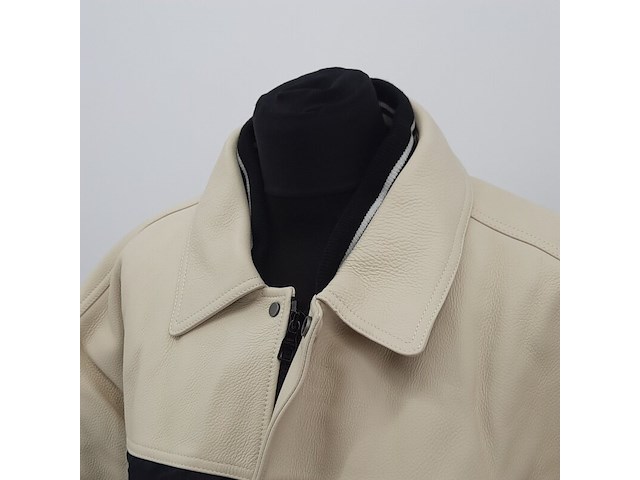 Jas, maat 52, louis vuitton, leather and nylon blouson - afbeelding 7 van  10