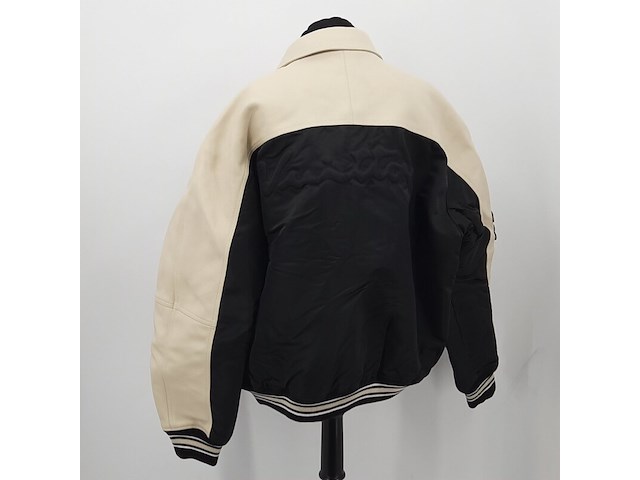 Jas, maat 52, louis vuitton, leather and nylon blouson - afbeelding 8 van  10
