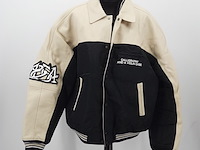 Jas, maat 52, louis vuitton, leather and nylon blouson