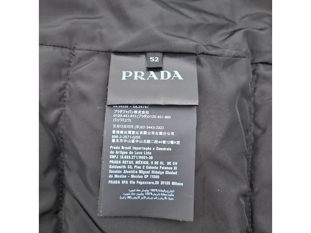 Jas, maat 52, prada, cn 185/92a - afbeelding 14 van  14