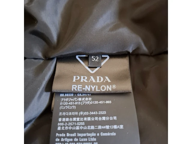 Jas, maat 52, prada, sga038 r232 1wq8 - afbeelding 2 van  13