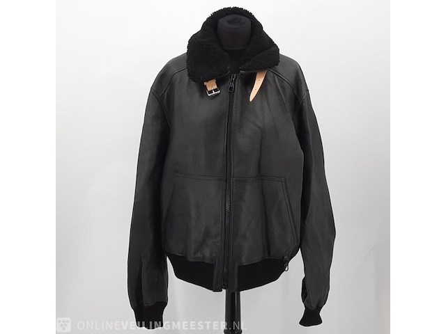 Jas, maat 54, louis vuitton, leather aviator - afbeelding 1 van  1