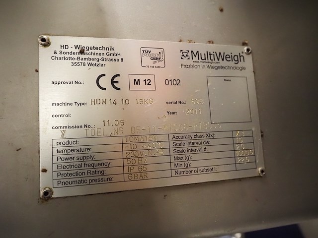 Jasa packaging systems / multiweigh - afbeelding 10 van  19