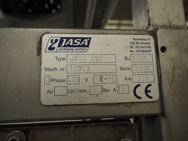 Jasa packaging systems - afbeelding 10 van  19