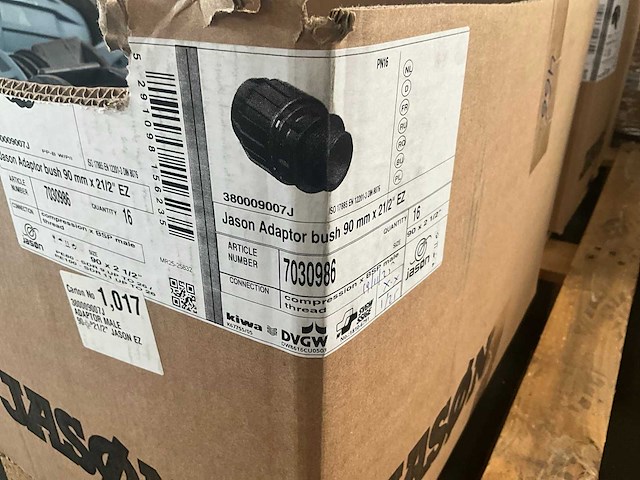 Jason adaptor bush 90mm x21/2” ez pp koppeling (16x) - afbeelding 5 van  5