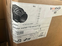 Jason adaptor socket 110mm x3” ez pp koppeling (16x) - afbeelding 3 van  3