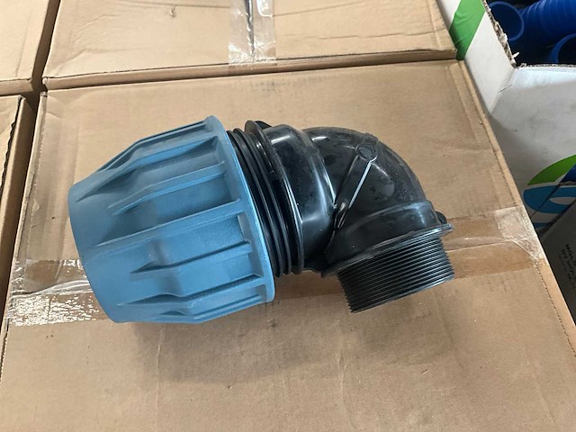 Jason elbow 90 75mm x2 1/2” ez pp koppeling (9x) - afbeelding 1 van  5