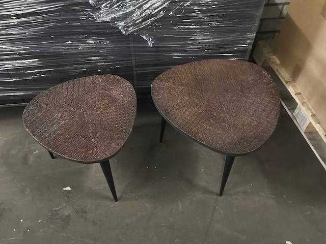 Jati set van 2 bijzettafels (2x) - afbeelding 2 van  8