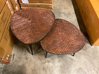 Jati set van 2 bijzettafels (2x) - afbeelding 4 van  8