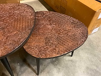 Jati set van 2 bijzettafels (2x) - afbeelding 5 van  8