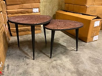 Jati set van 2 bijzettafels (2x) - afbeelding 7 van  8