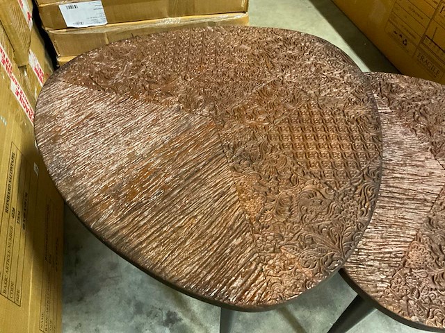 Jati set van 2 bijzettafels (2x) - afbeelding 6 van  7