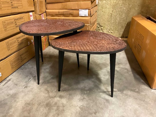 Jati set van 2 bijzettafels - afbeelding 1 van  9