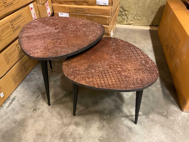 Jati set van 2 bijzettafels - afbeelding 5 van  11