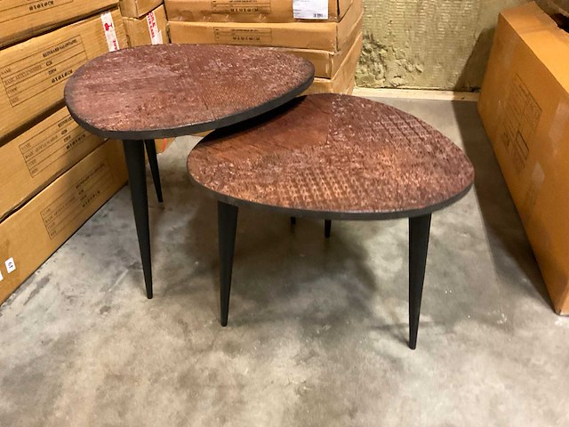 Jati set van 2 bijzettafels - afbeelding 4 van  11