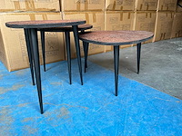 Jati set van 3 bijzettafels - afbeelding 2 van  5