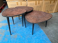 Jati set van 3 bijzettafels - afbeelding 1 van  5