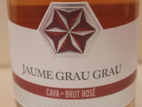 Jaume grau grau cava brut rosé - 75 cl - winkelverkoopprijs € 8.95 - afbeelding 2 van  3