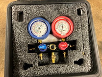 Javac 2 valve multi gas manifold airco test- en vulapparaat - afbeelding 2 van  4