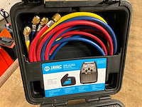 Javac 2 valve multi gas manifold airco test- en vulapparaat - afbeelding 1 van  1