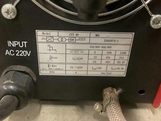 Javac avalon 40 plasmasnijmachine - afbeelding 6 van  9
