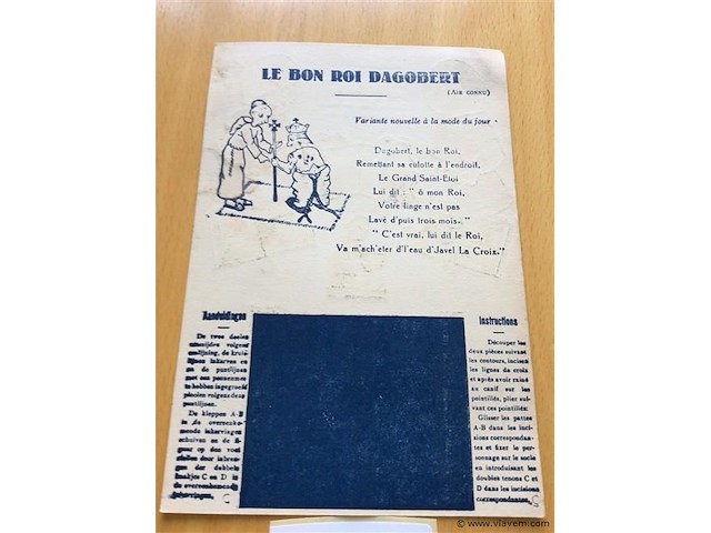 Javel lacroix ( constructieblad) - afbeelding 2 van  2