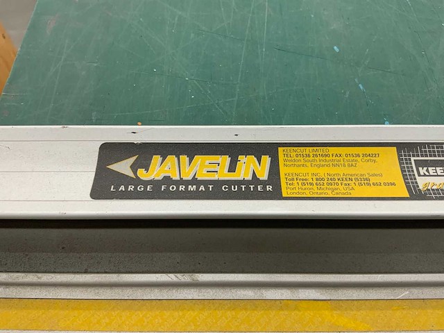 Javelin snijmachine - afbeelding 4 van  4
