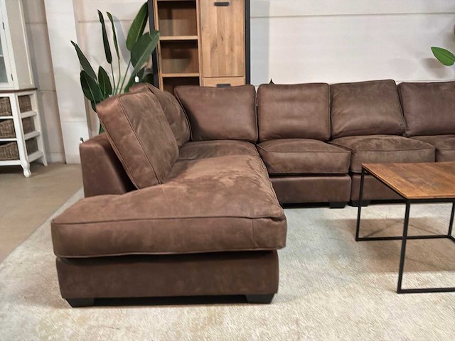 Javiri leren hoekbankstel - afbeelding 2 van  16