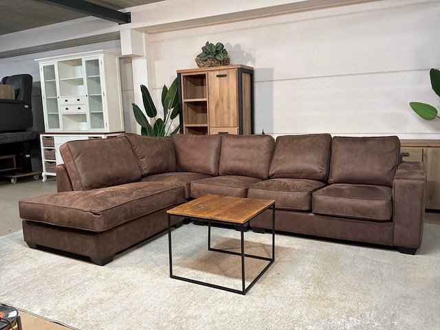 Javiri leren hoekbankstel - afbeelding 8 van  16