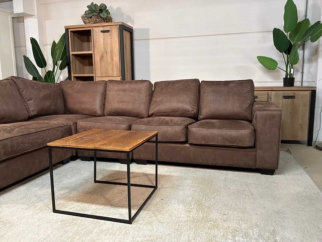 Javiri leren hoekbankstel - afbeelding 11 van  16